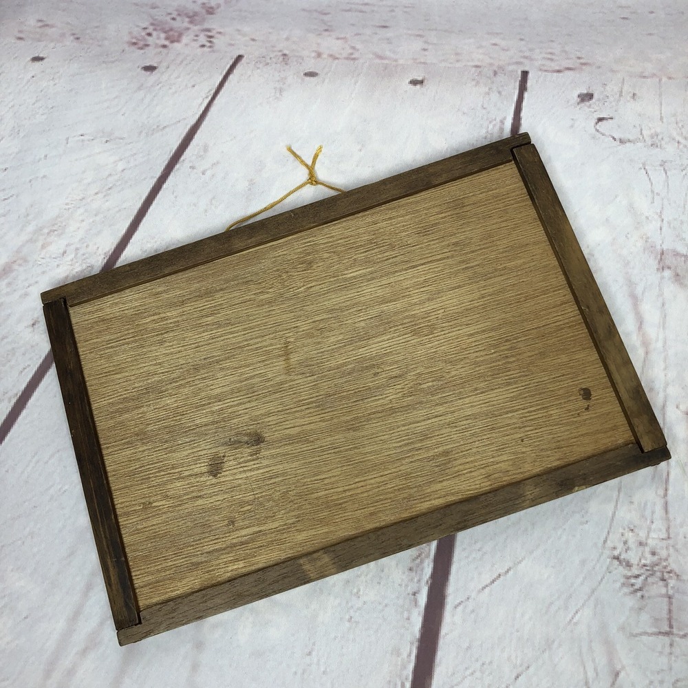 Vintage Wooden Sign Waist Watchers Choclate Cupcakes‎ 9.5" x 6.5" - Picture 2 of 6